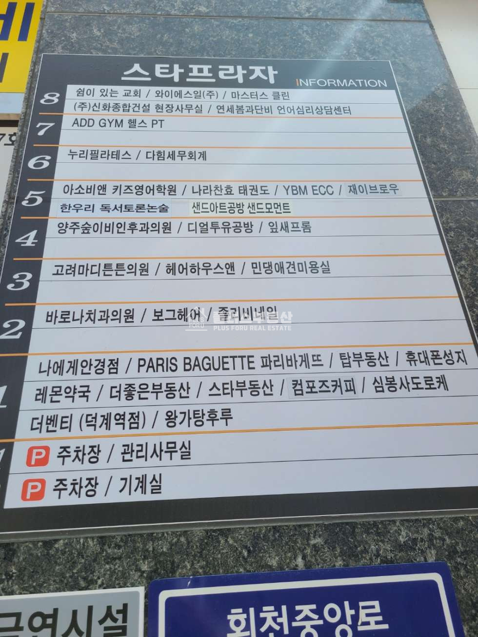 경기 양주시 덕계동 주건축물제1동 덕계상업지구상가건물 월세 매물번호 10043 사진 6
